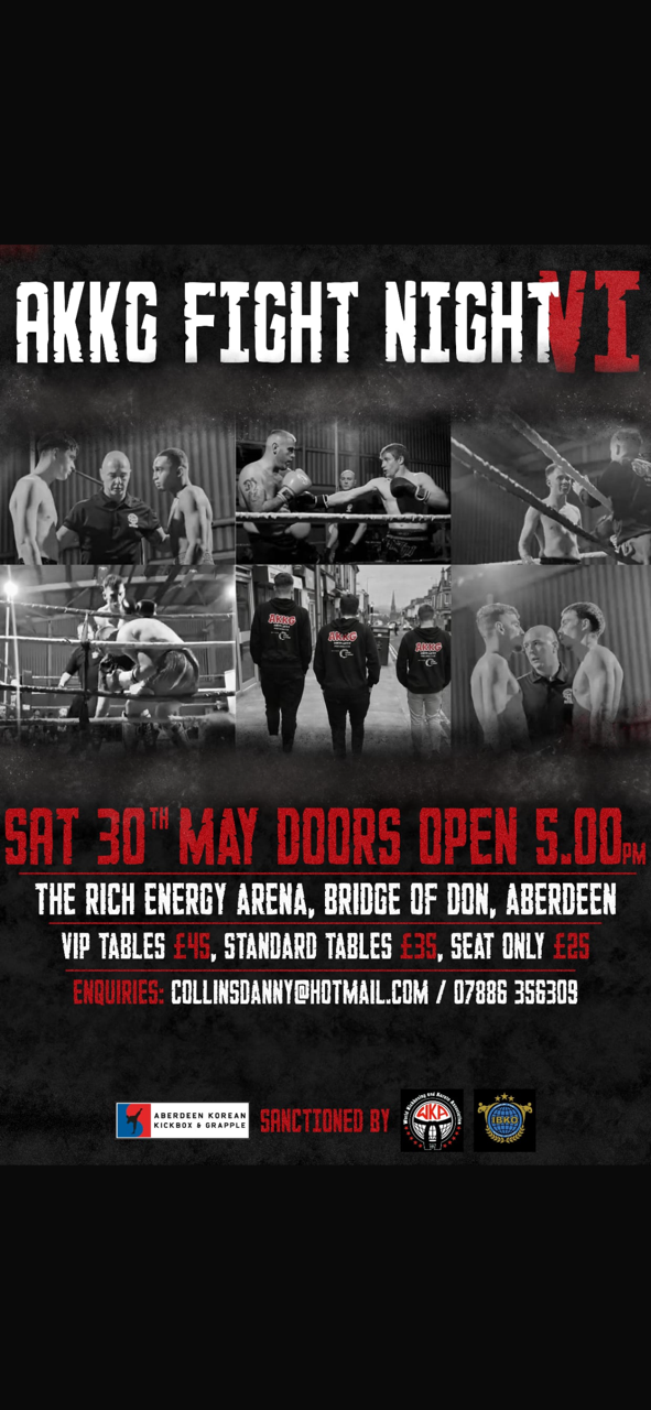 AKKG Fight Night 6 Poster