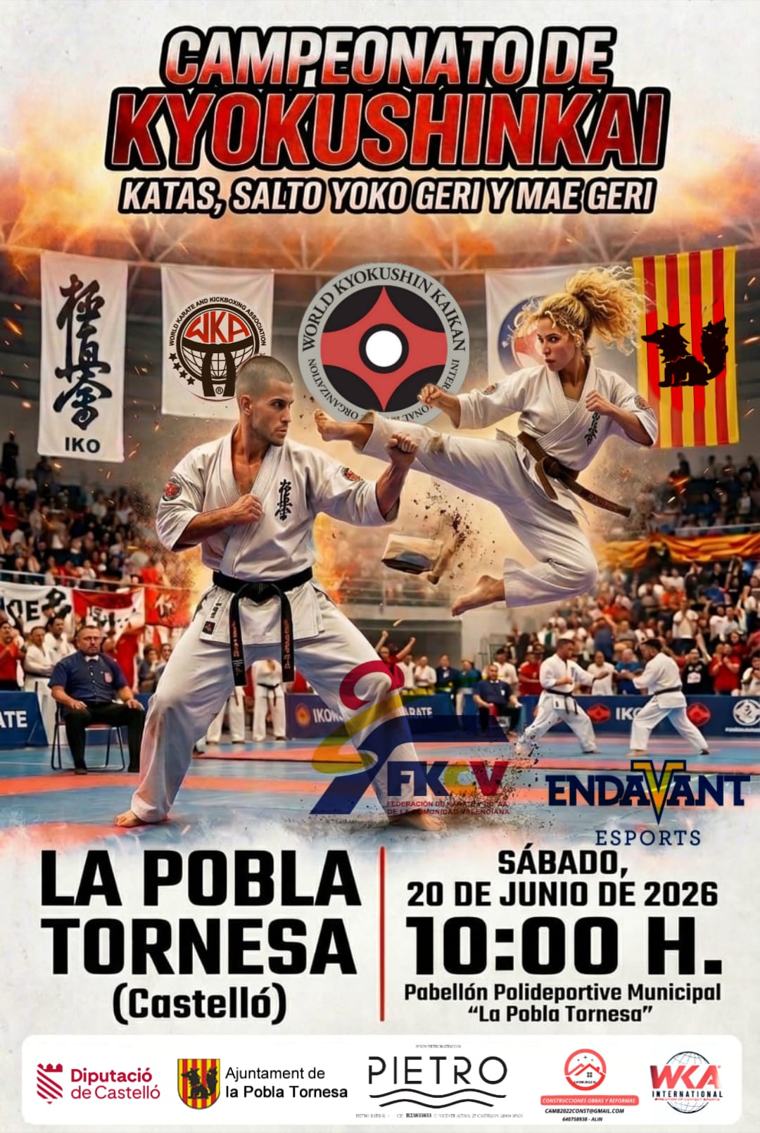 Campeonato de Kyokushinkai Poster