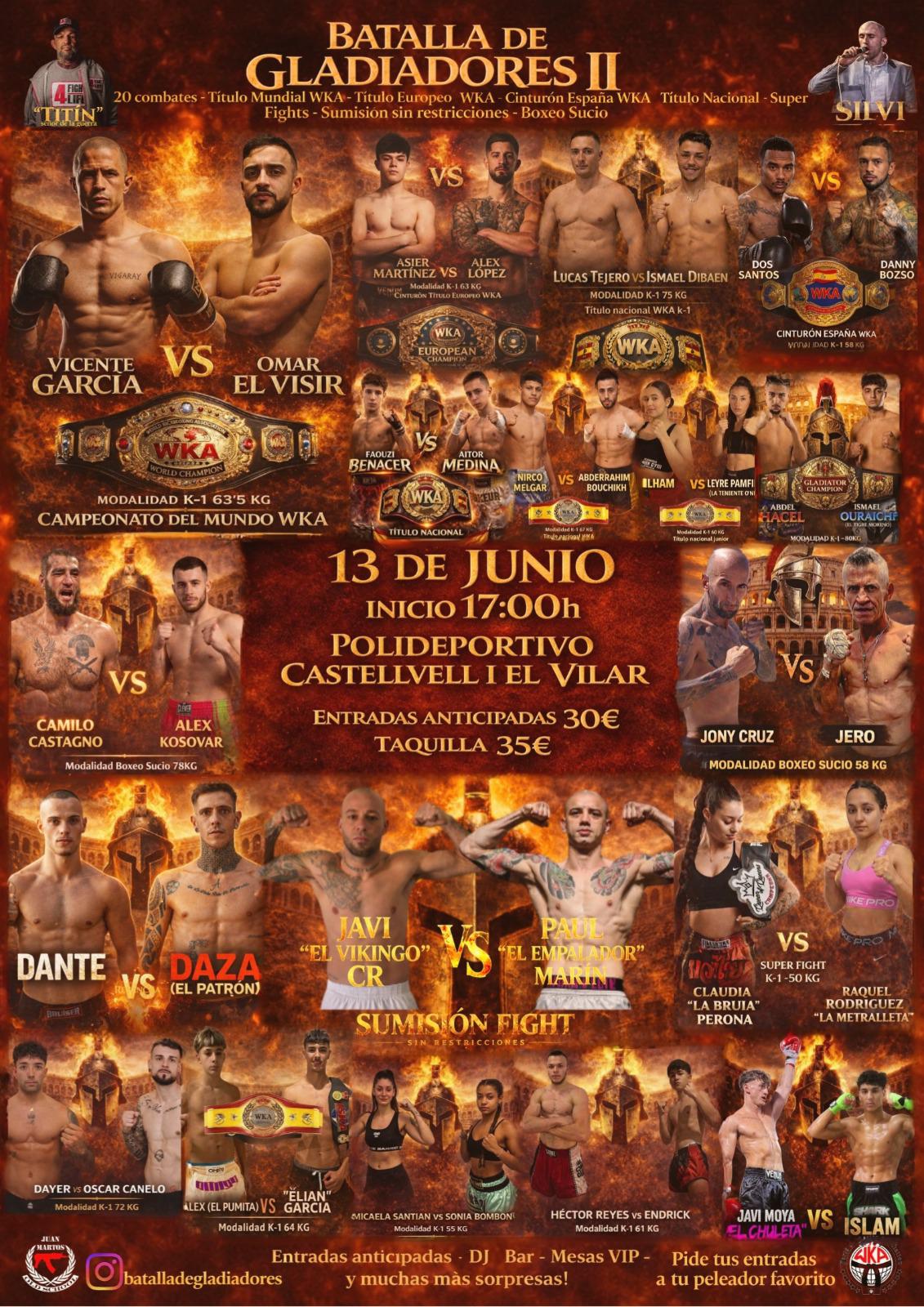 Batalla de Gladiadores II Poster