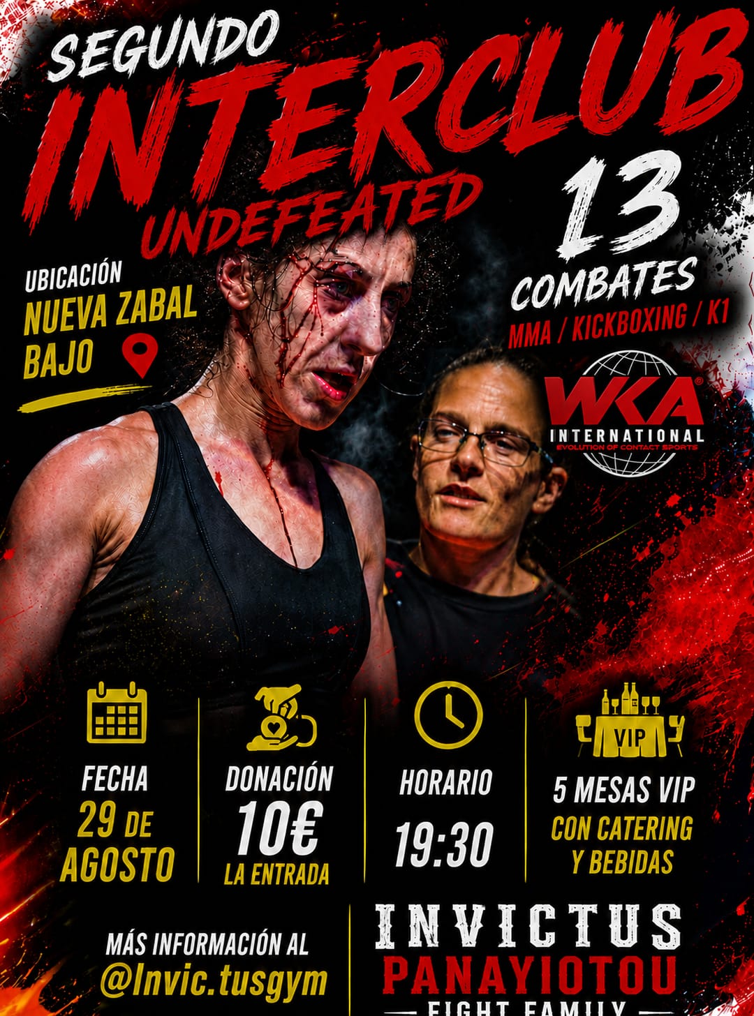 Segundo Interclub Undefeated 13 Poster