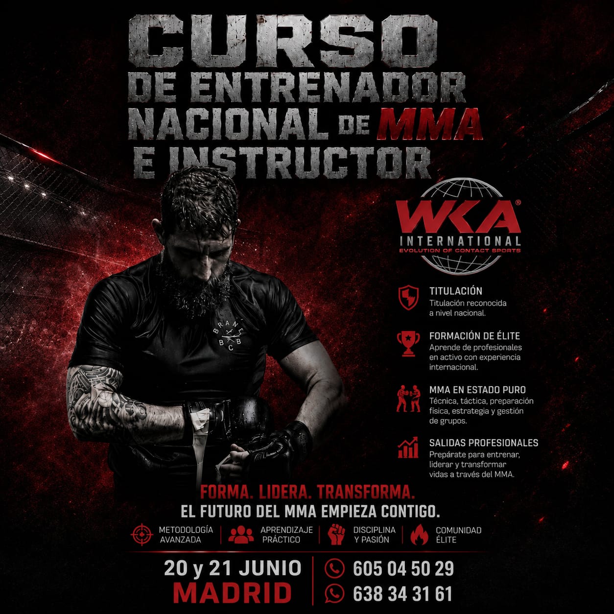 Curso de Entrenador Nacional de MMA E Instructor Poster