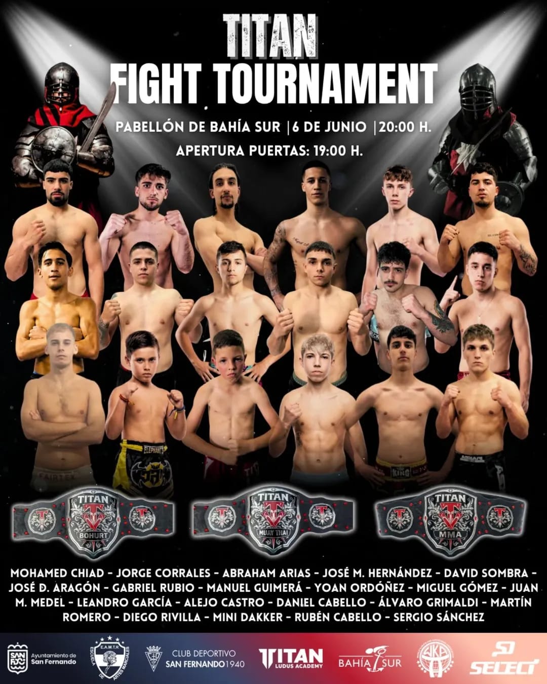 Titan Fight Tournament Poster